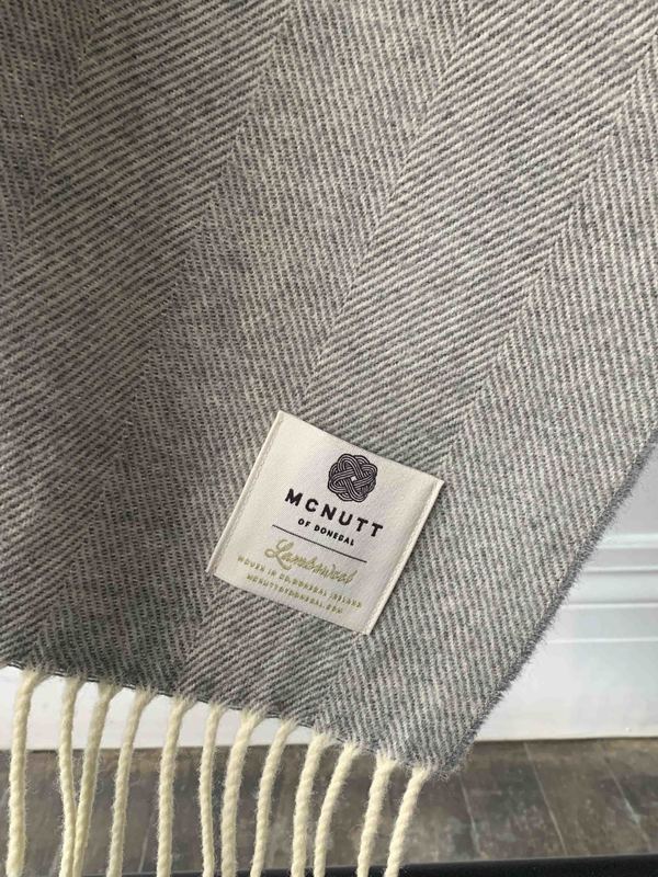 grab Supersoft Blanket in Uniform Grey Herringbone Extra Large 20211212021633