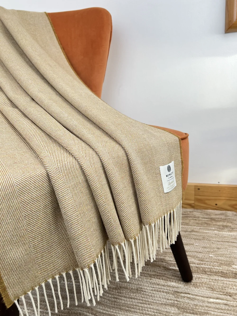 mead herringbone throw