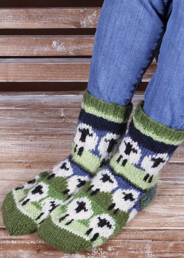 Sheep Pachamama sofa socks