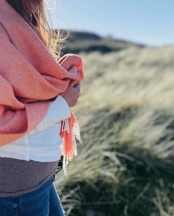 WildWool british lambswool pashmina clementine