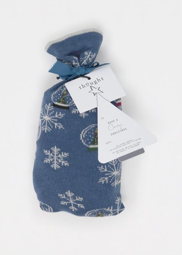 SBW5983 MULTI Harlene Bamboo Organic Cotton Festive 2 Pair Gift Socks 1 2 1