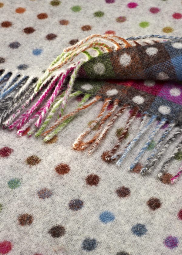 MSCH B02 Lambswool Multispot Grey Multi