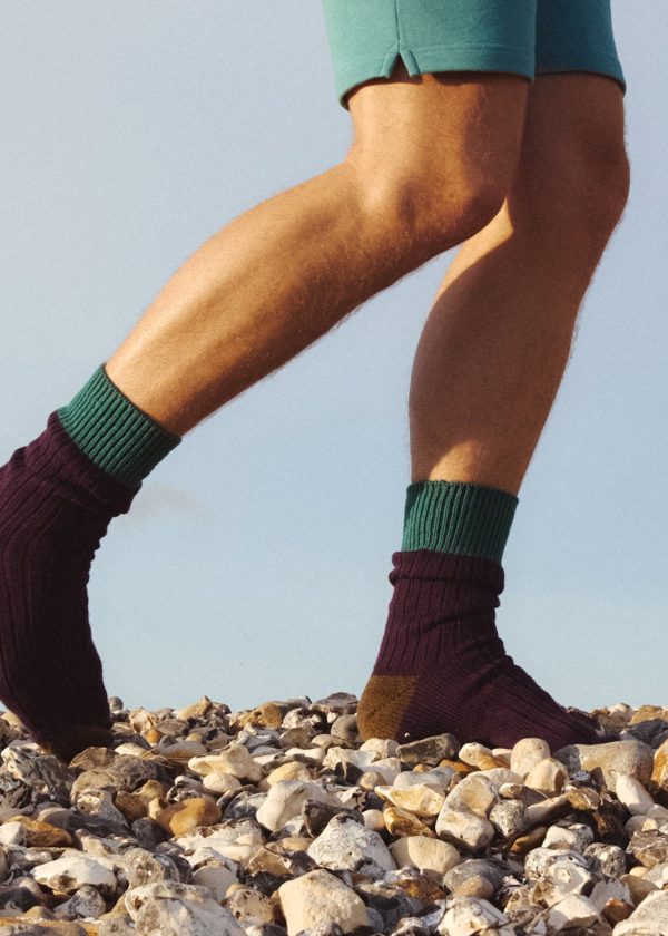 Matt Sewell Silverstick Turtle Dove Merino Wool Socks
