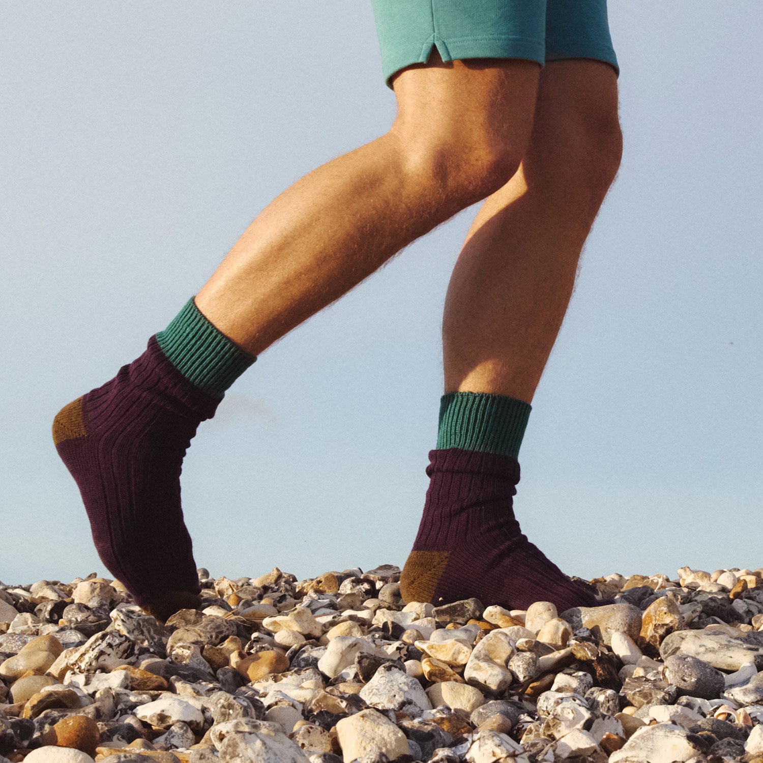 Matt Sewell Silverstick Turtle Dove Merino Wool Socks