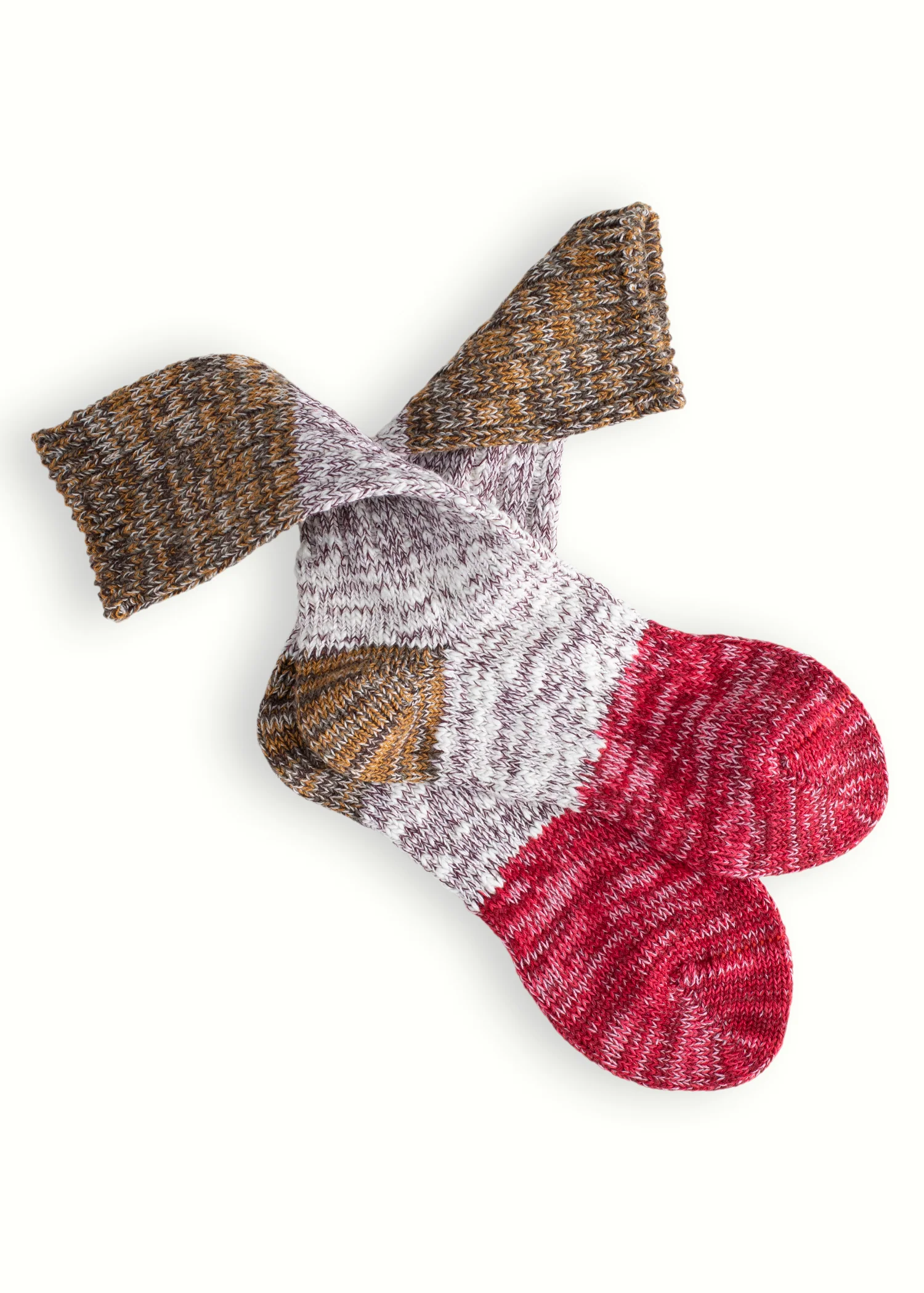 Thunders love RedandCoffee recycled Socks