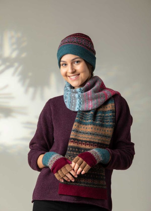alloa velvet merino scarf