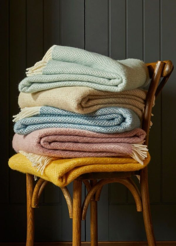 Wildwoolpic beehive pure wool throw collection