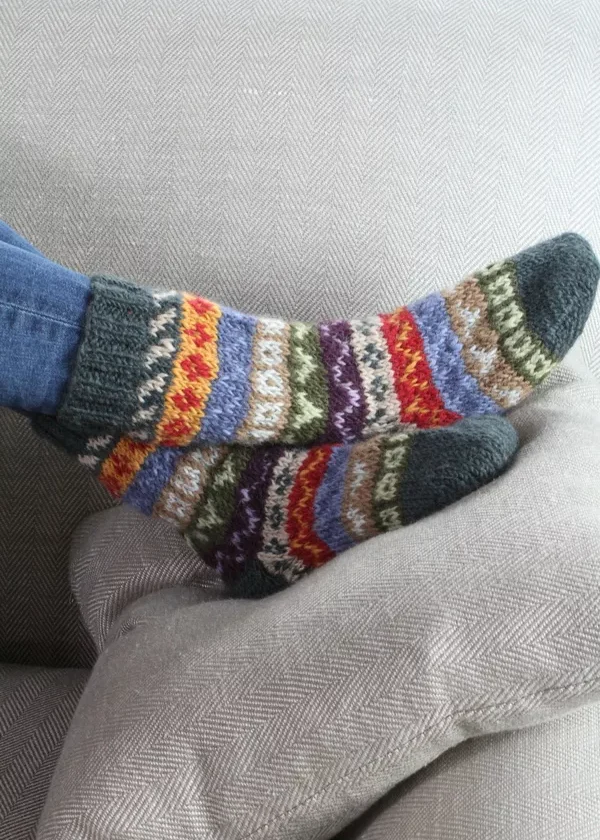 Elveden sofa socks fairtraide