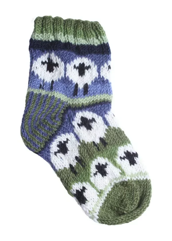 Flock of sheep sofa sock