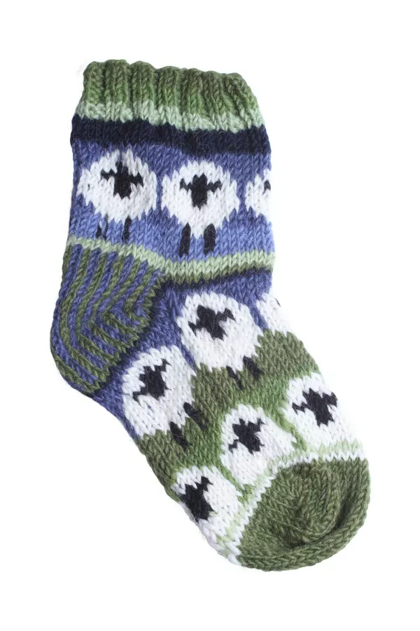 Flock of sheep sofa sock