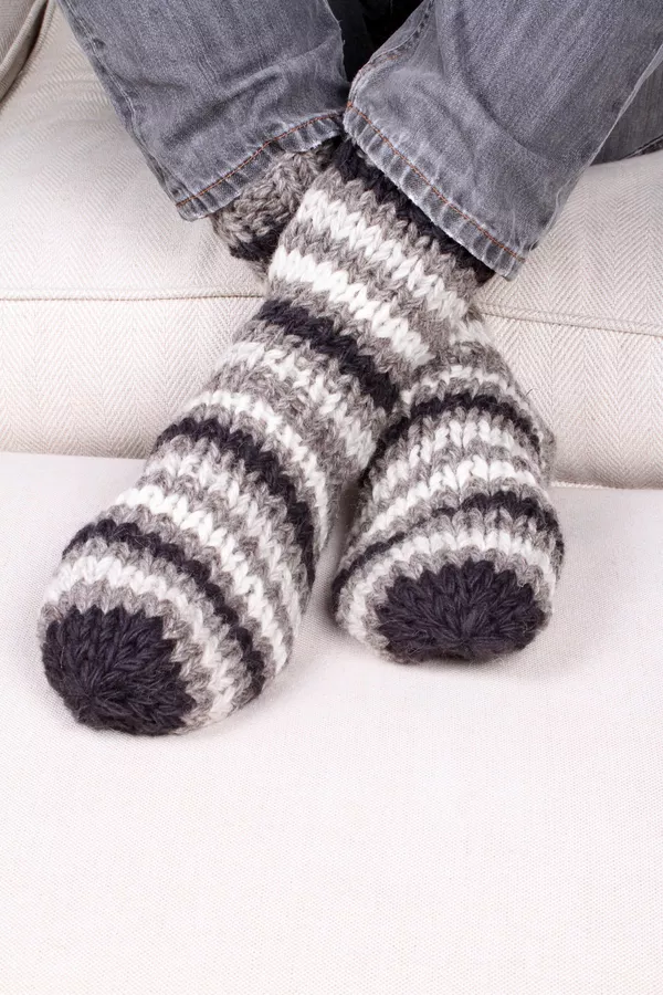 Mens Clifden Sofa Socks Charcoal