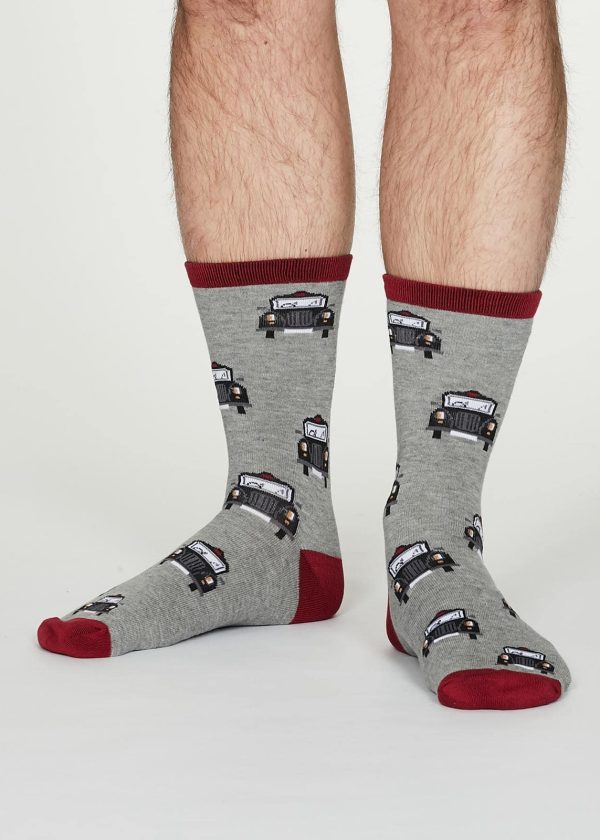 SBM5036 MULTI Cab Bamboo Taxi Socks X 2 In A Bag 3.jpg