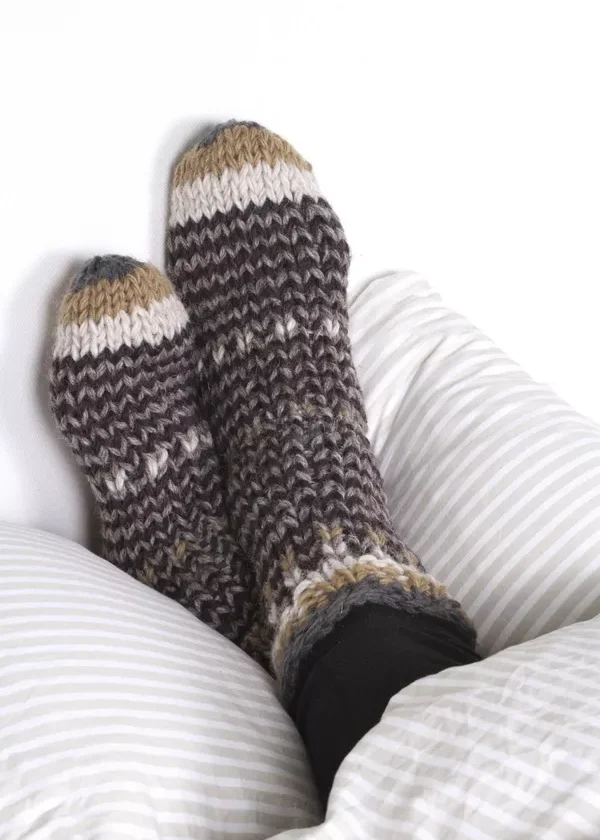 Santiago Sofa Socks Charcoal