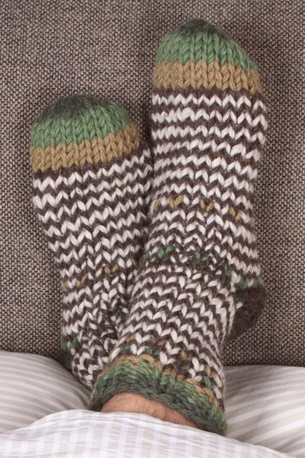 Santiago sofa socks pure wool