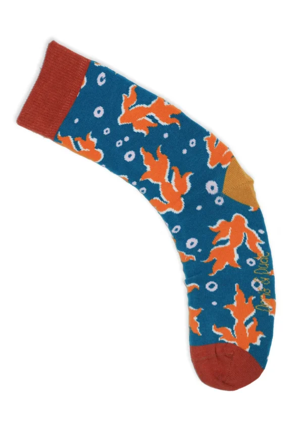 doris dude flying fish bamboo sock ww