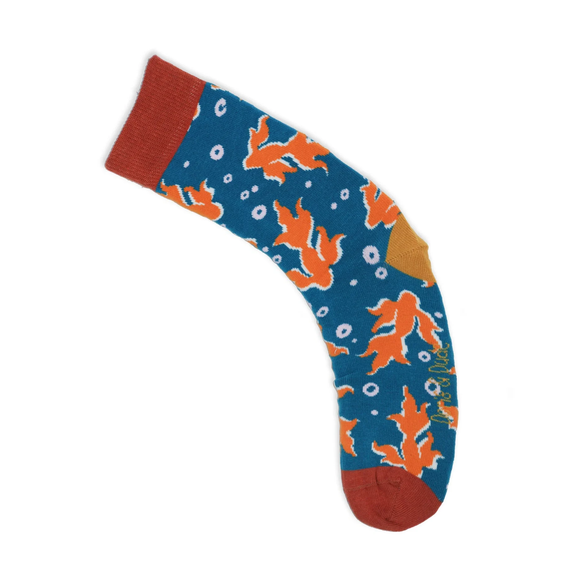 doris dude flying fish bamboo sock ww