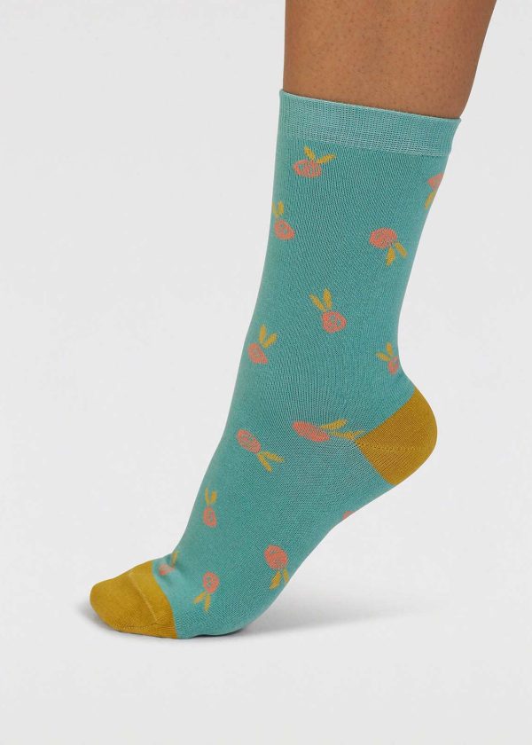 thought bamboo socks mapel green ww