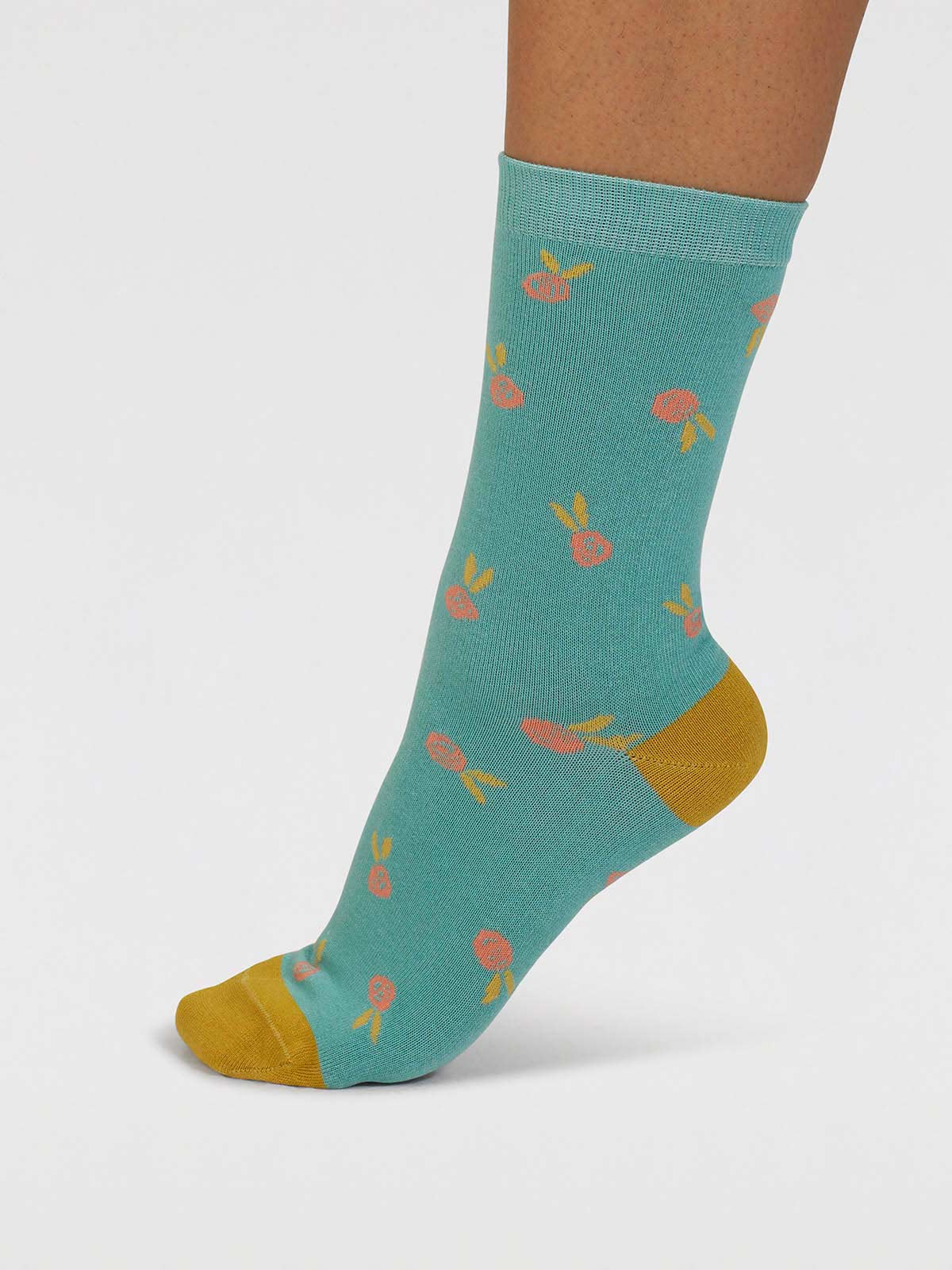 thought bamboo socks mapel green ww