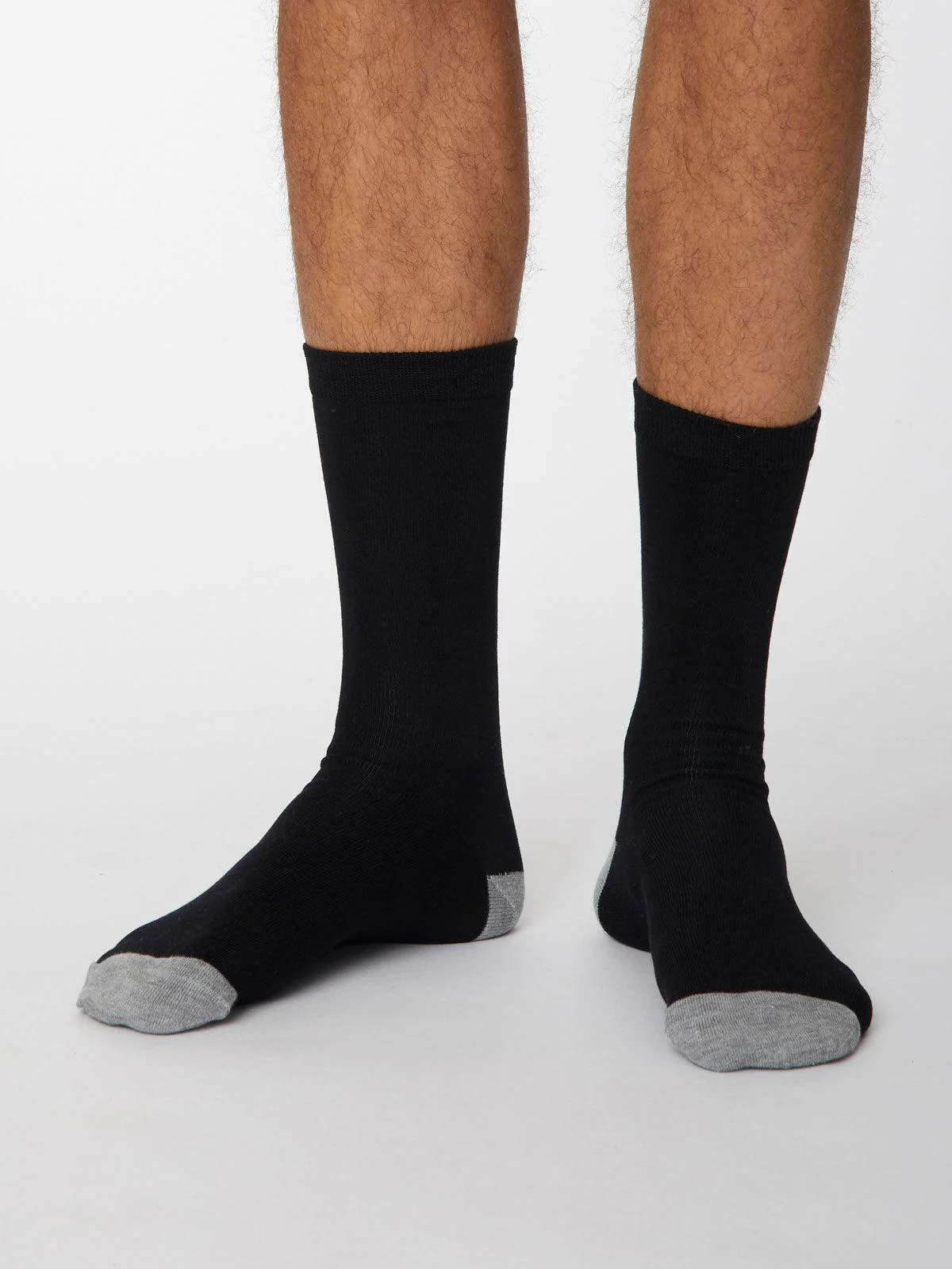thought bare black bamboo socks ww