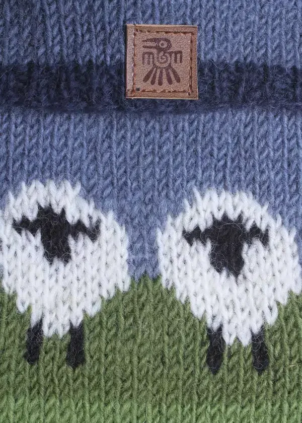 Flock of sheep hot water bottle