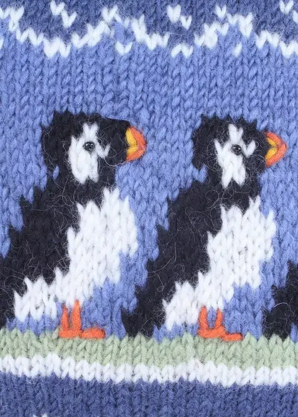 Puffin pure wool hot water bottle