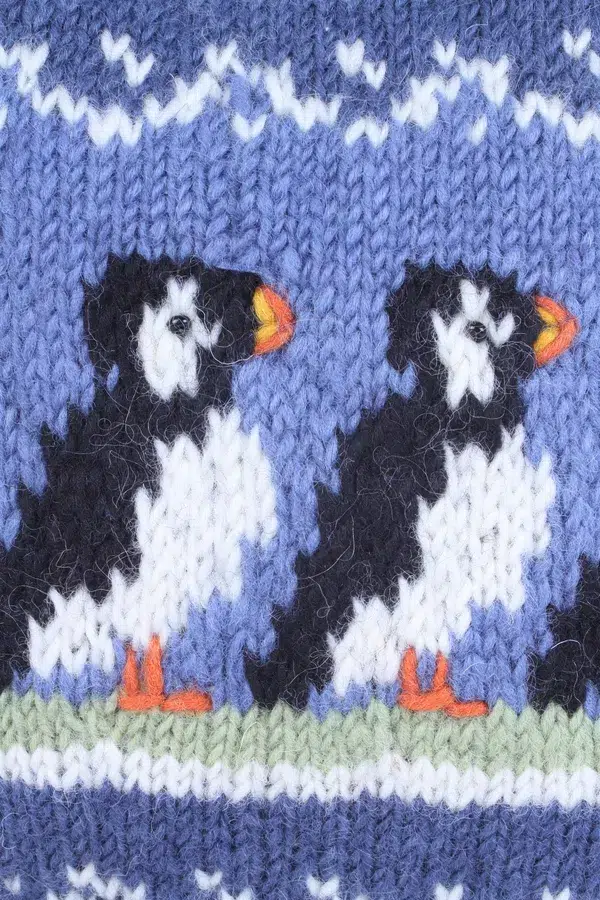 Puffin pure wool hot water bottle