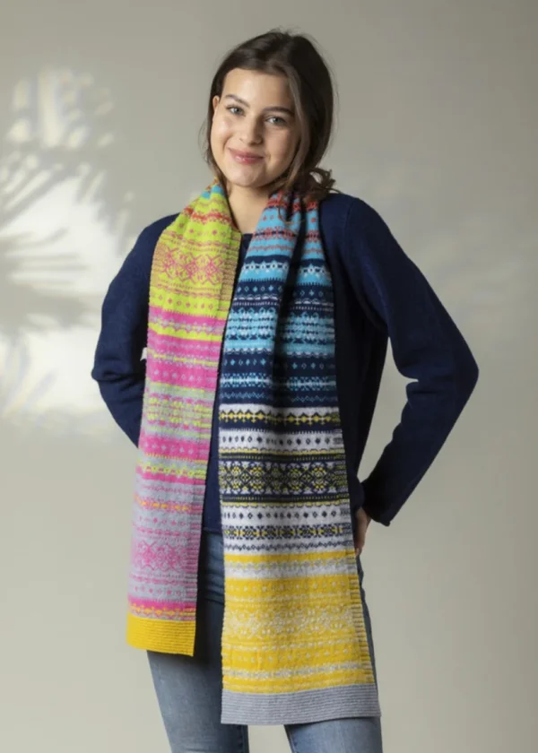 alloa fairisle scarf