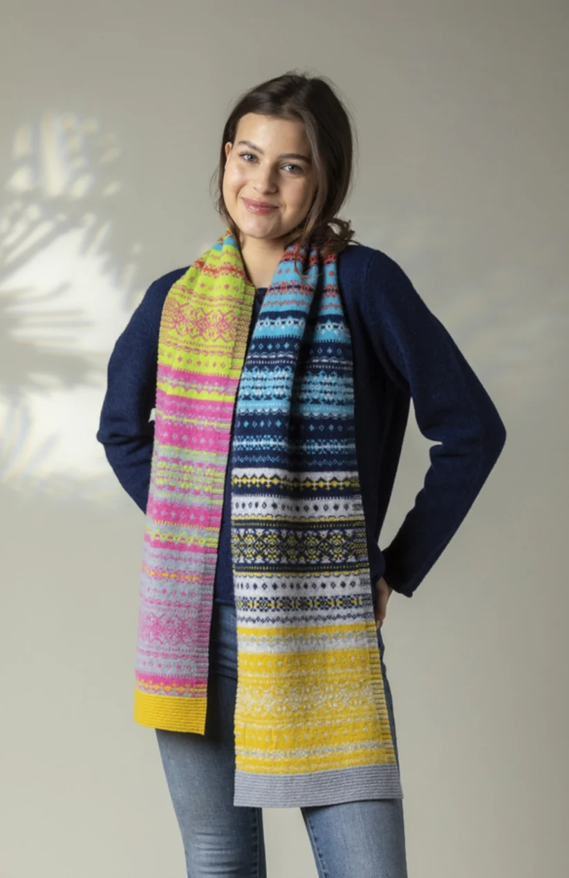 alloa fairisle scarf