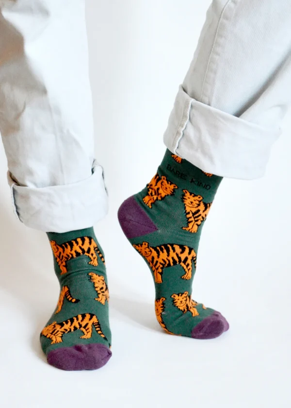 bare kind save tigers bamboo socks 2ww