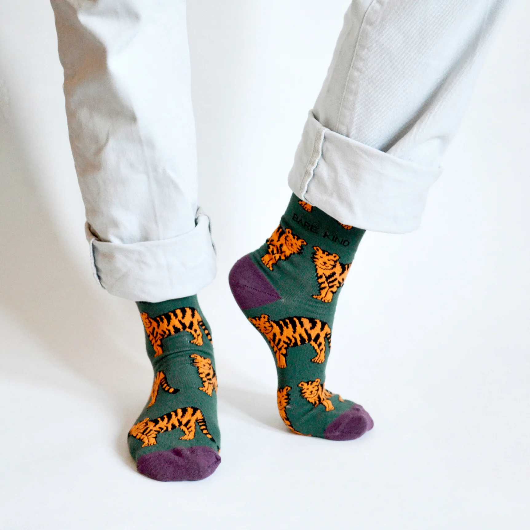 bare kind save tigers bamboo socks 2ww