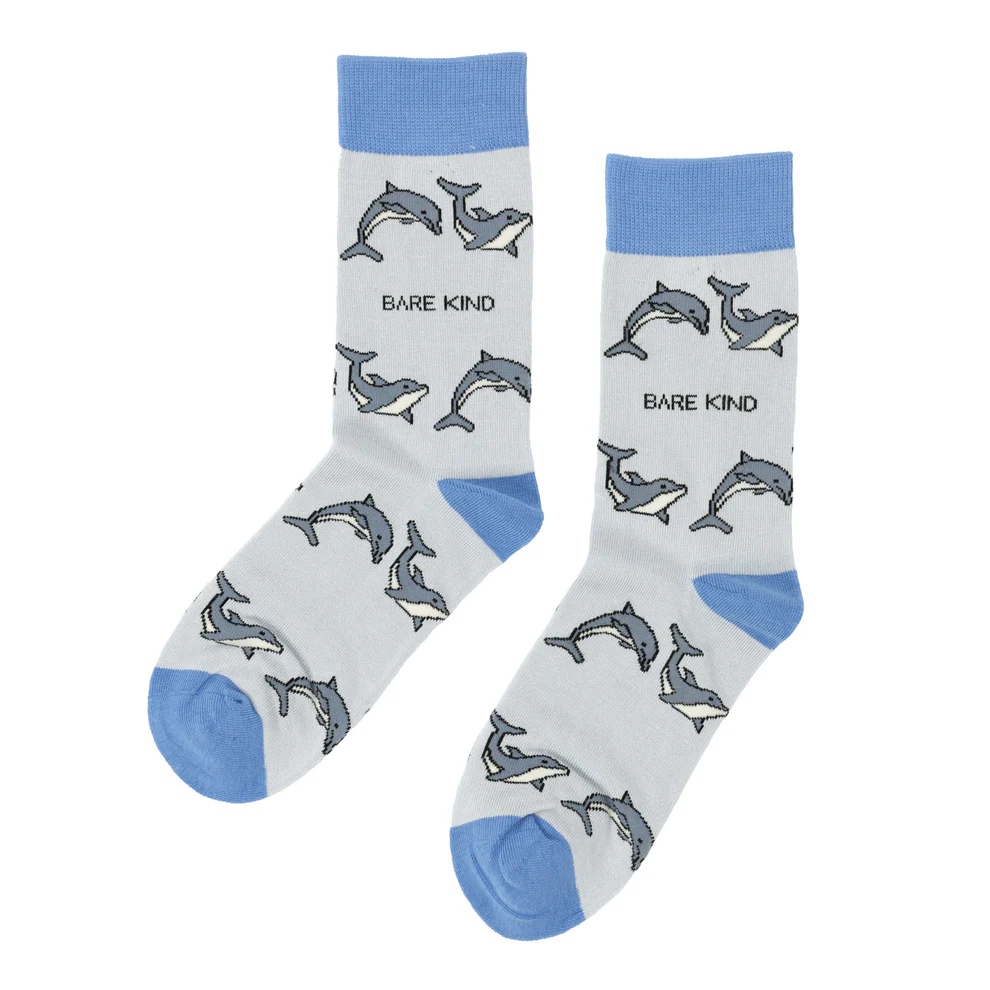 Save the Dolphins Bamboo Socks - Image 3