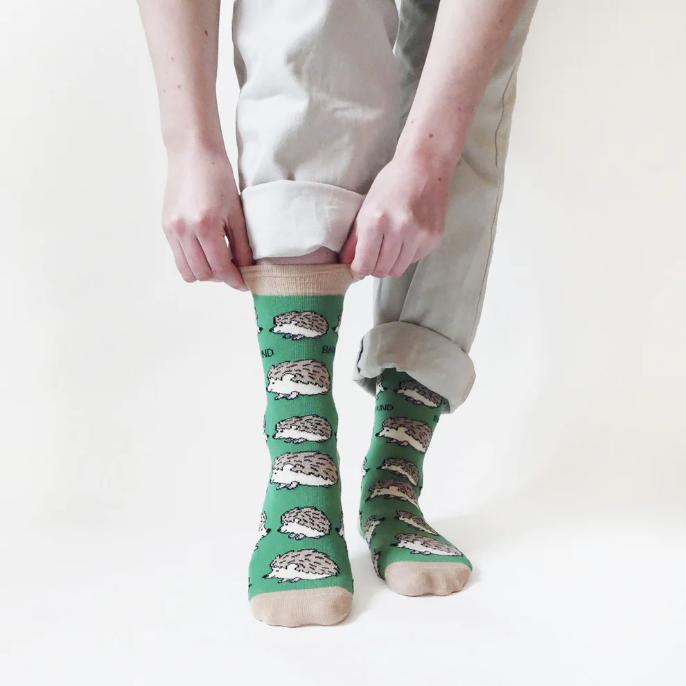 hedgehog bare kind sock.webp