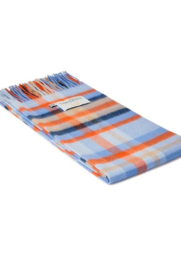 lambswool wide scarf santorini