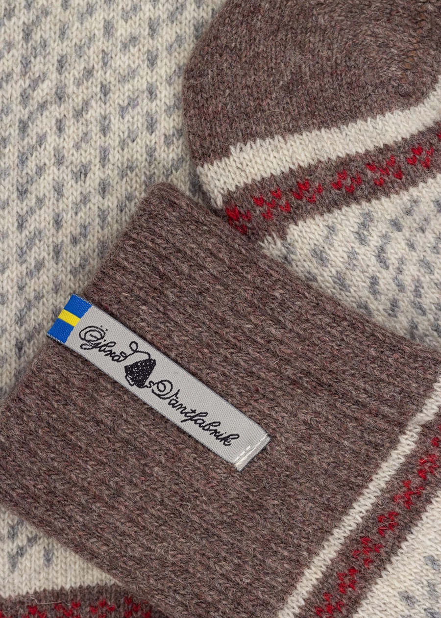 sustainable swedish wool patterned socks ww