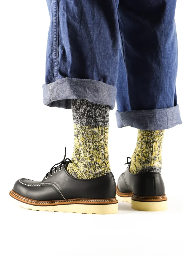 thunders love charlie black recycled cotton socks ww