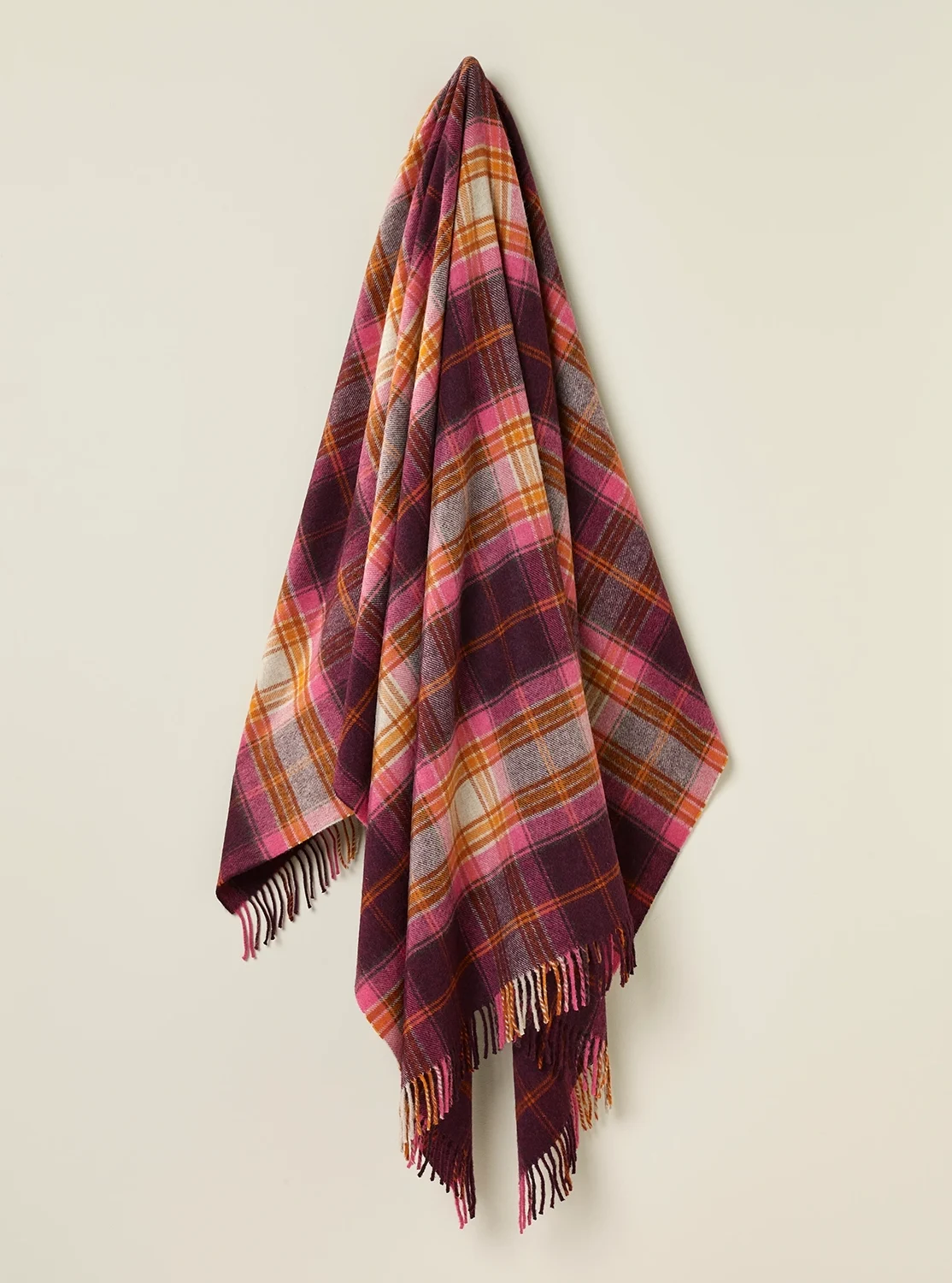 ww bronte merino lambswool throw winterton burgundy 2