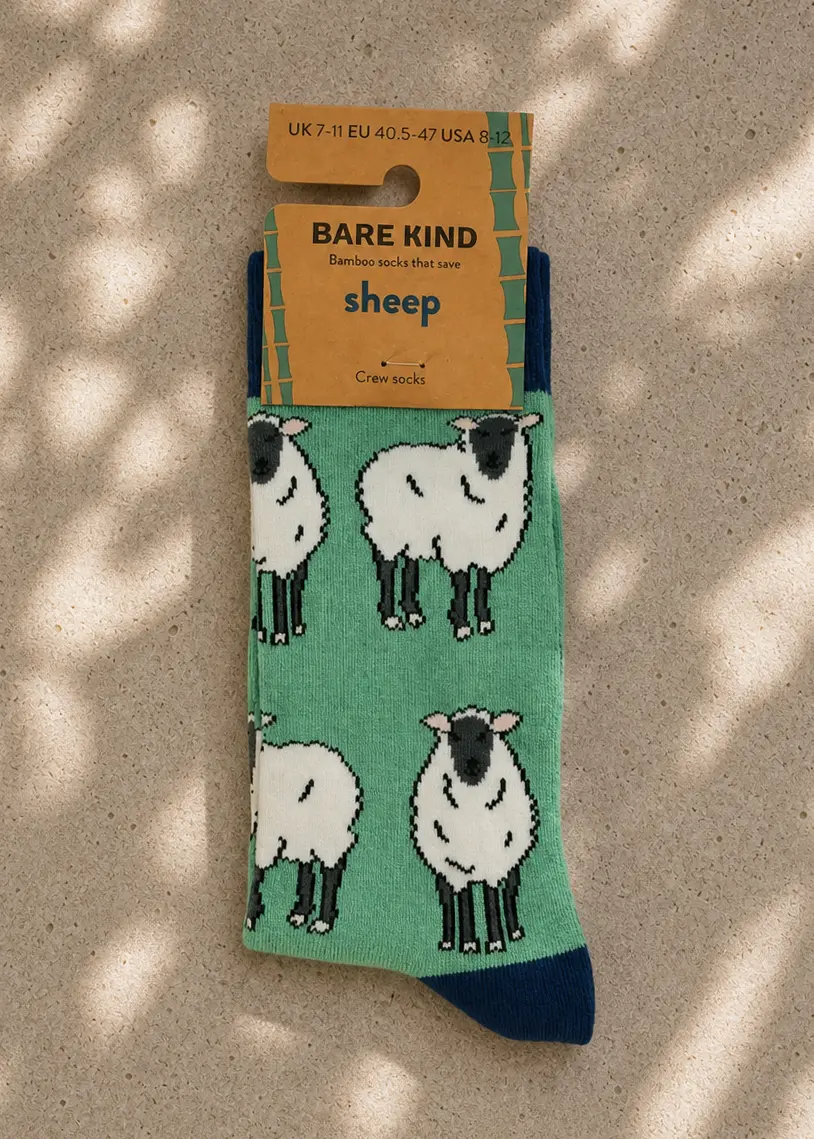 bare kind sheep bamboo sock ww
