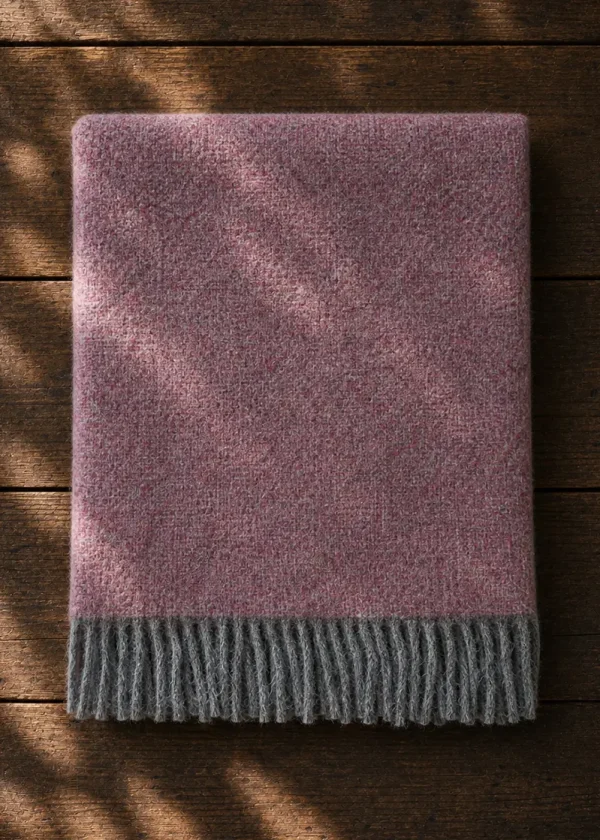 cosy rose mcnutt pure wool throw ww