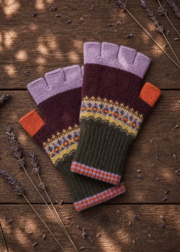 eribe copperland merino wool fingerless gloves ww