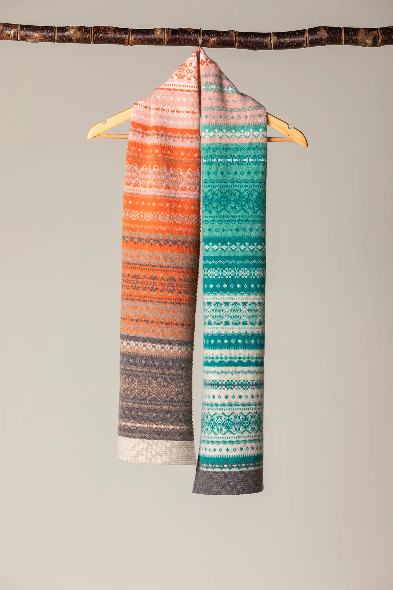 eribe elder falloa fairisle scarf ww