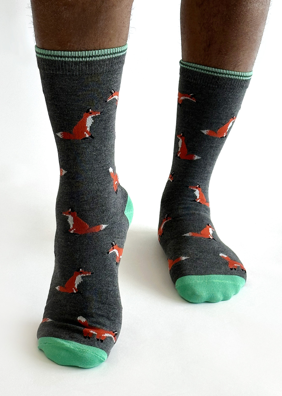 Oriel Fox Stripe Bamboo Socks