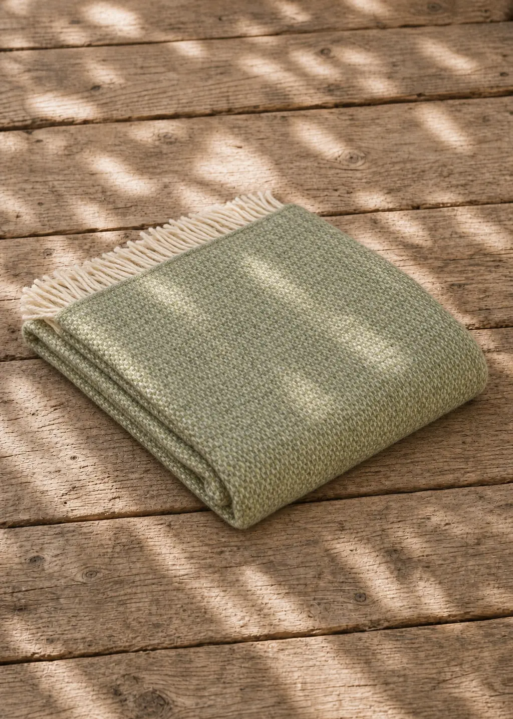green grey illusion wool throw ww