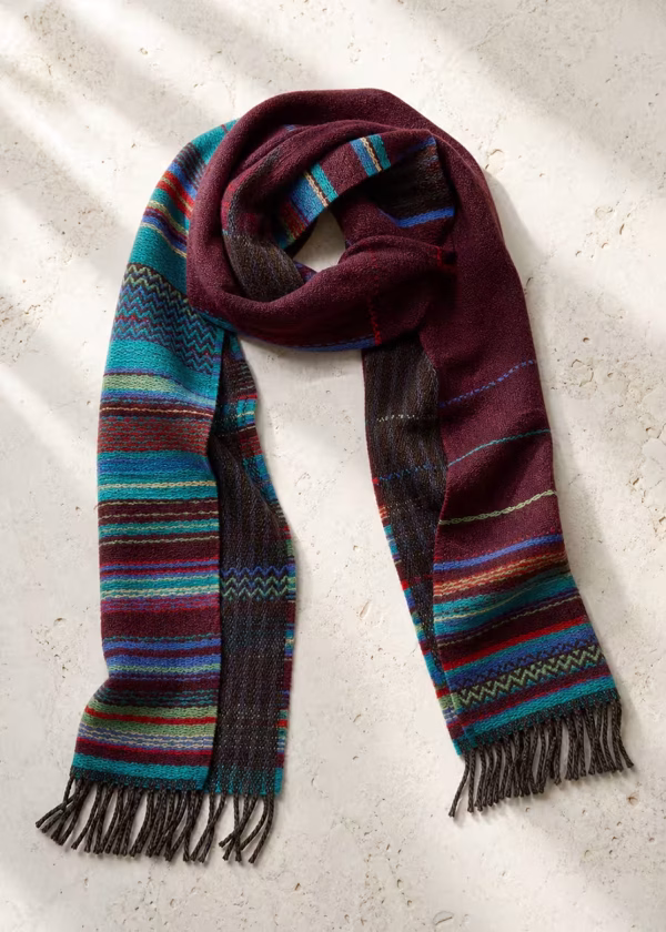 lavanda beetle wallace sewell merino scarf ww