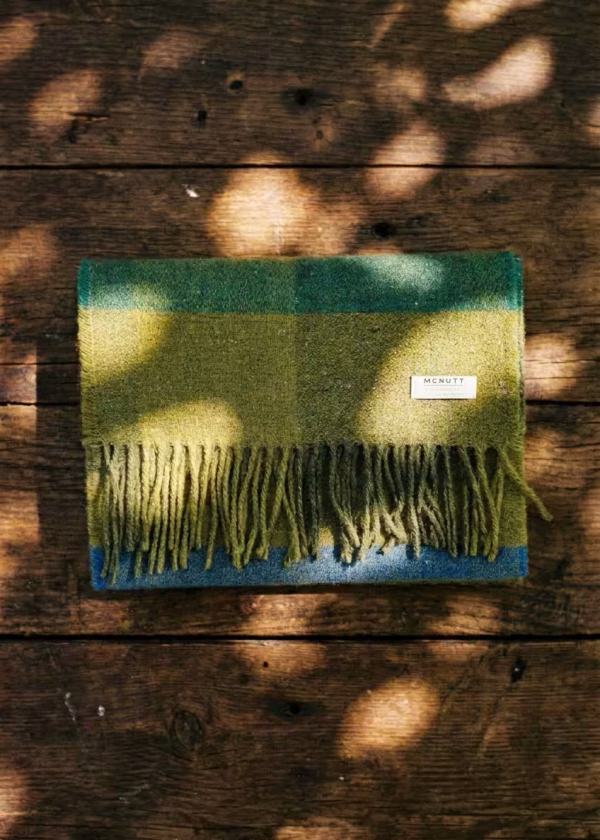 mcnutt forever seagrass recycled wool scarf ww