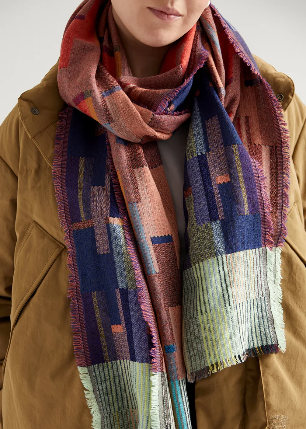 merino lambswool scarf lydecker klein ww