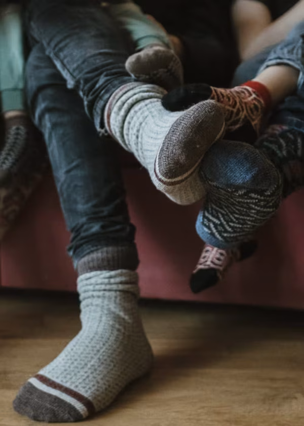 ojbro skafto sno nordic wool socks