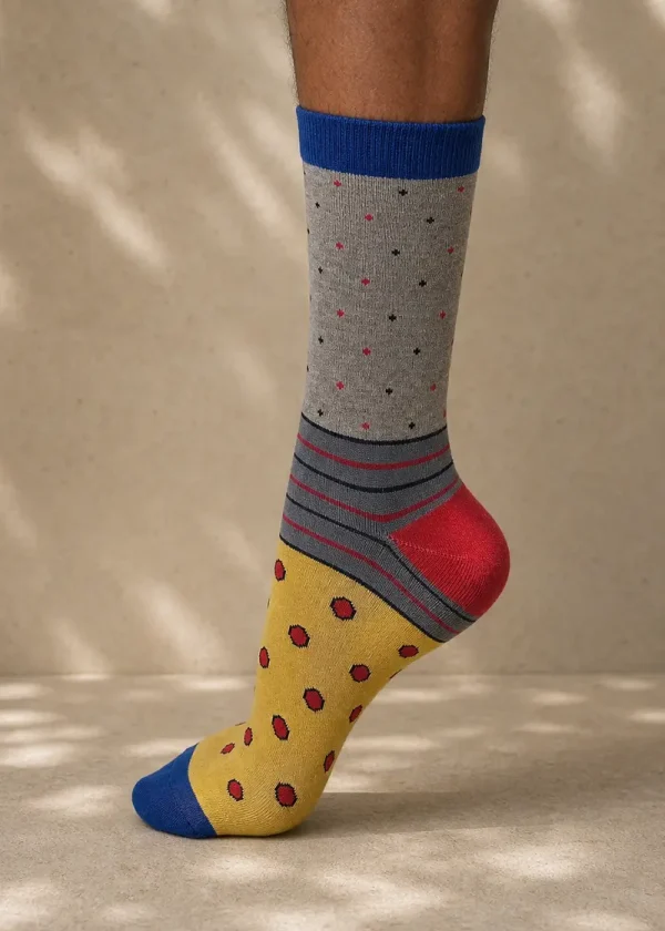 thought conall spotty bamboo socks ww