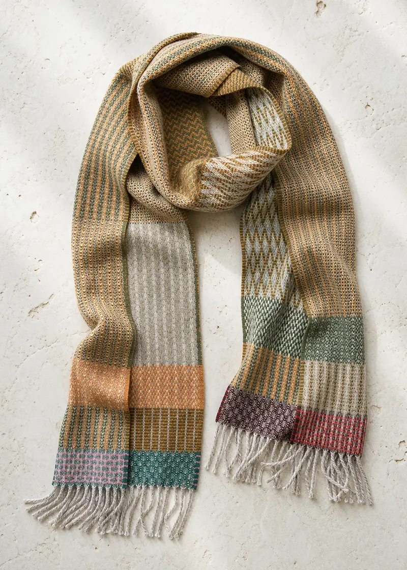 wallace sewell houton ochre merino wool scarf ww