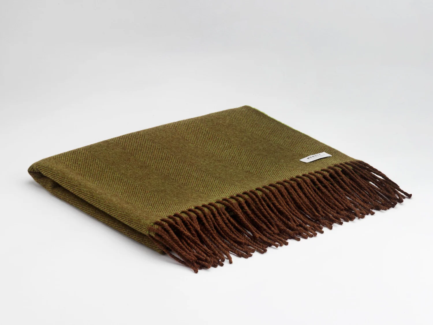 Moss Merino Lambswool Pashmina - Image 2